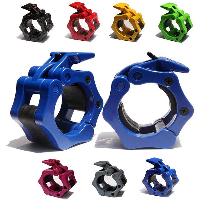 1 pièce de verrouillage 50mm de diamètre, barre Standard, haltère, colliers, Clips de verrouillage, pince d'haltérophilie, gymnastique, Fitness, musculation - Sportivee