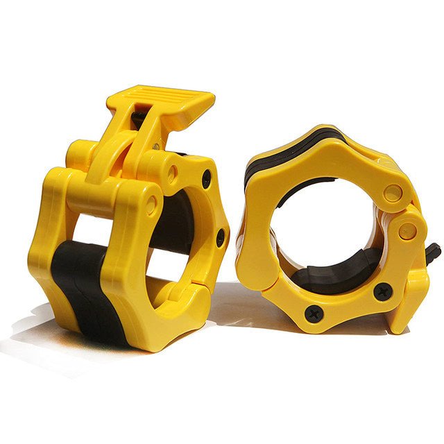 1 pièce de verrouillage 50mm de diamètre, barre Standard, haltère, colliers, Clips de verrouillage, pince d'haltérophilie, gymnastique, Fitness, musculation - Sportivee