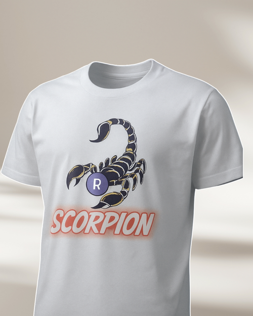 TEE-SHIRT BLANC HOMME avec scorpion