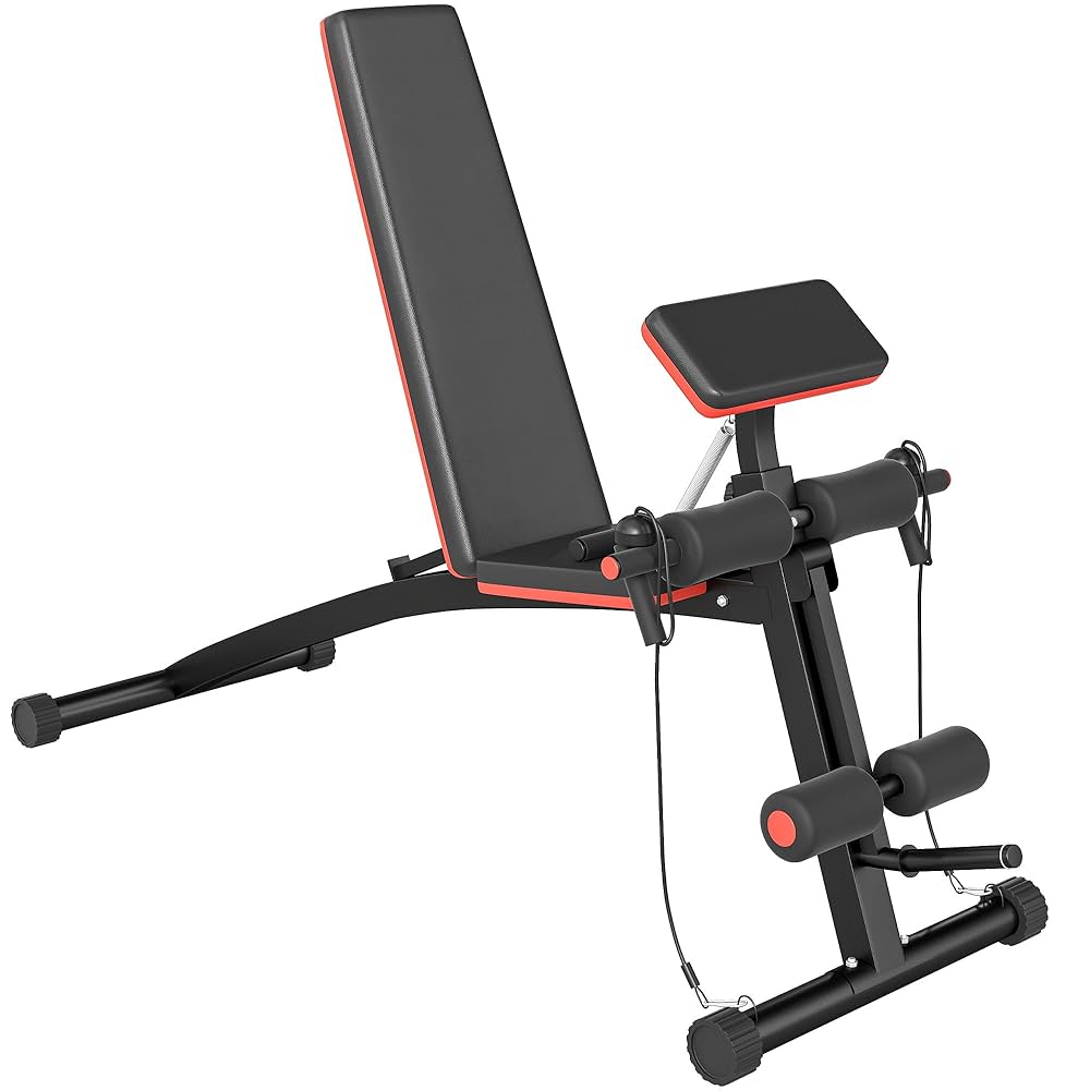 Banc de musculation pliant banc de musculation inclinable multifonctionnel pour entraînement complet Machine de Fitness gymnase à domicile pour hommes - Sportivee