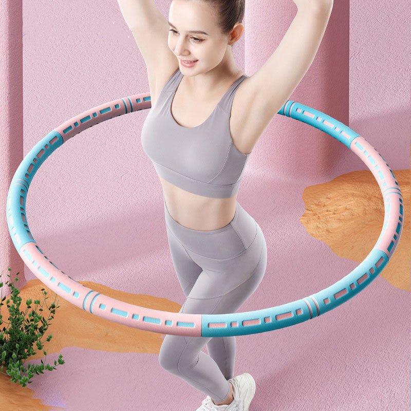 Cerceau lesté pour la perte de poids, boucle de fitness, cercle de yoga, exercice de taille, cerceau de sport amincissant, massage de musculation - Sportivee