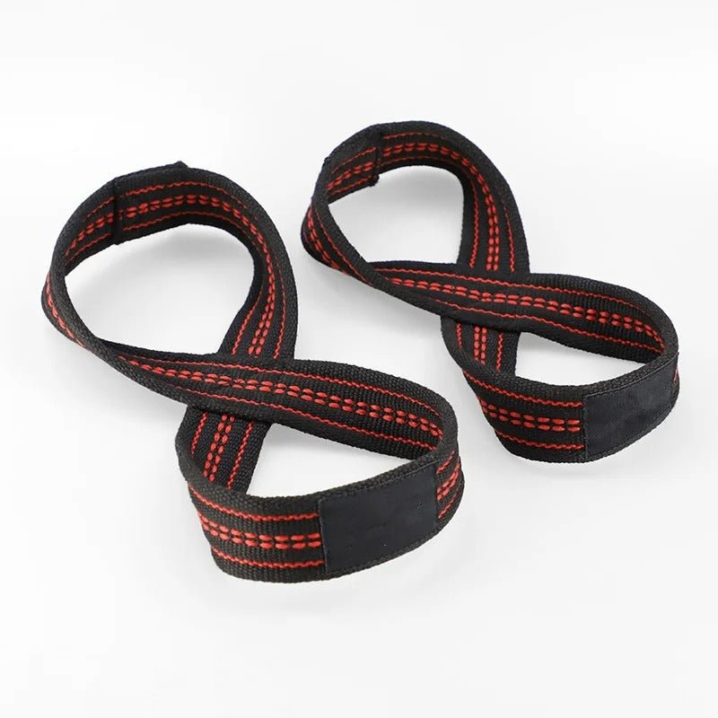 Sangles d'haltérophilie en forme de 8, dragonne de levage mort pour tractions, barre horizontale, équipement de musculation, Fitness - Sportivee