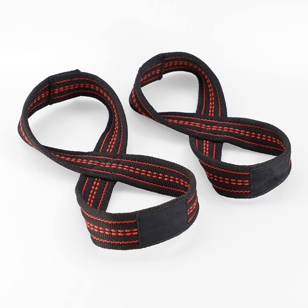 Sangles d'haltérophilie en forme de 8, dragonne de levage mort pour tractions, barre horizontale, équipement de musculation, Fitness - Sportivee